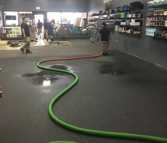 soaking wet carpet 
